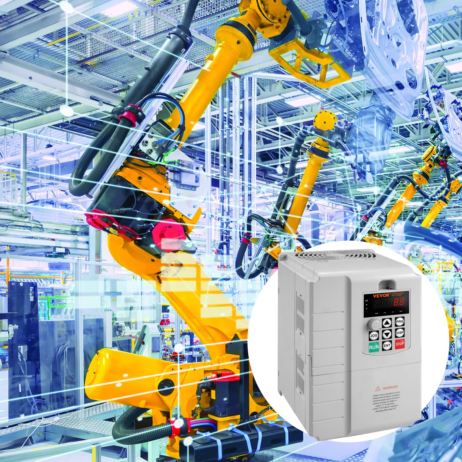 Variador de frecuencia de 7, 5 kW | VEVOR