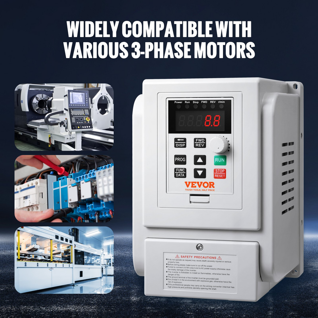 Variador de frecuencia de 5 HP, 4 kW | VEVOR