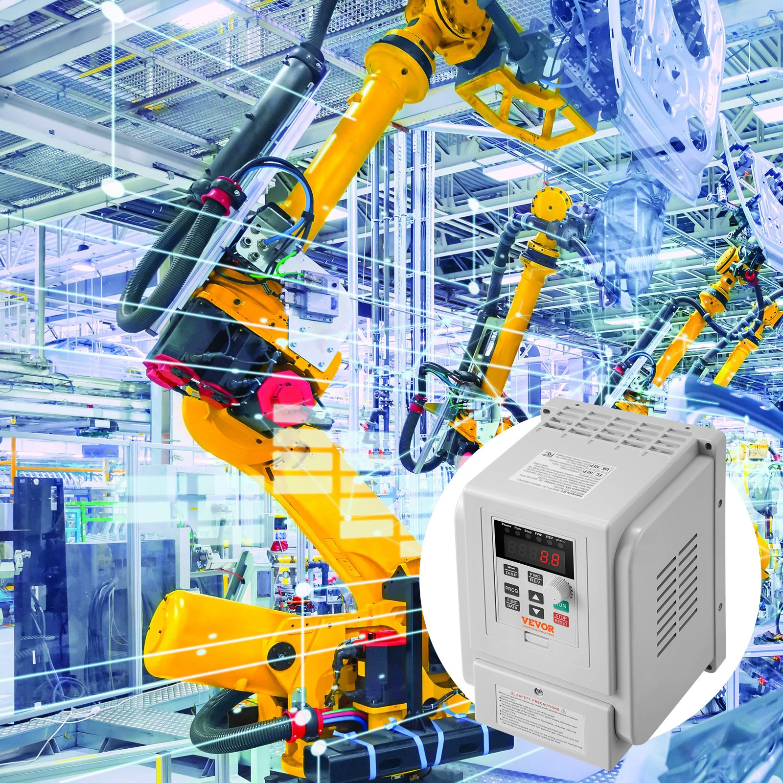 Variador de frecuencia de 5 HP, 4 kW | VEVOR