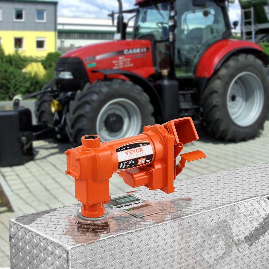 Bomba de transferencia de combustible, 12 V CC, 4 HP | VEVOR