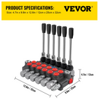 Válvula de control direccional hidráulica | VEVOR