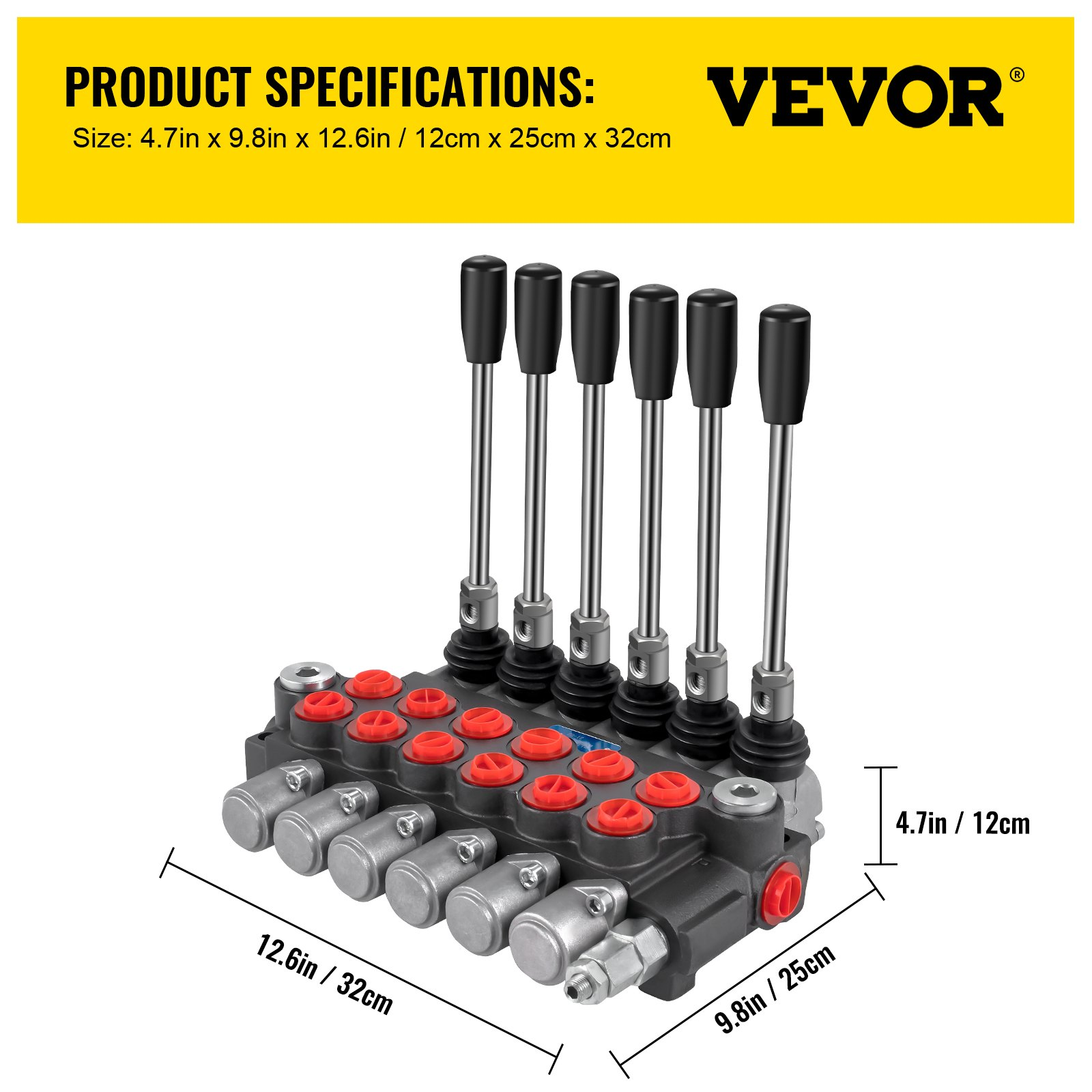 Válvula de control direccional hidráulica | VEVOR