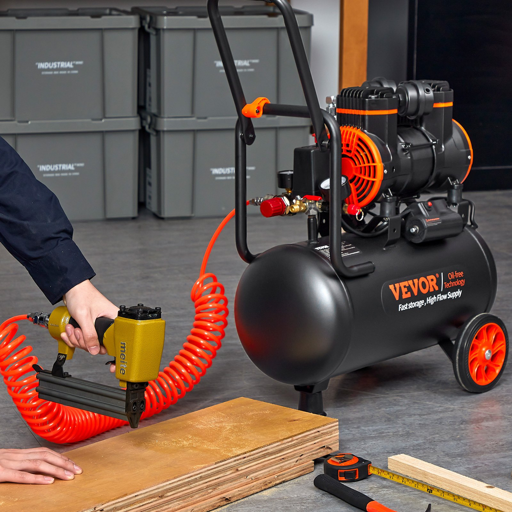 Compresor de aire de 6.3 galones, 2 HP, 3.35 CFM a 90 PSI | VEVOR