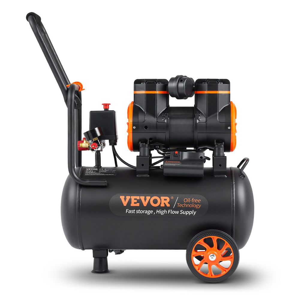 Compresor de aire de 6.3 galones, 2 HP, 3.35 CFM a 90 PSI | VEVOR