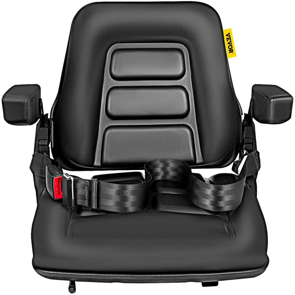 Asiento universal plegable para montacargas con cinturón | VEVOR