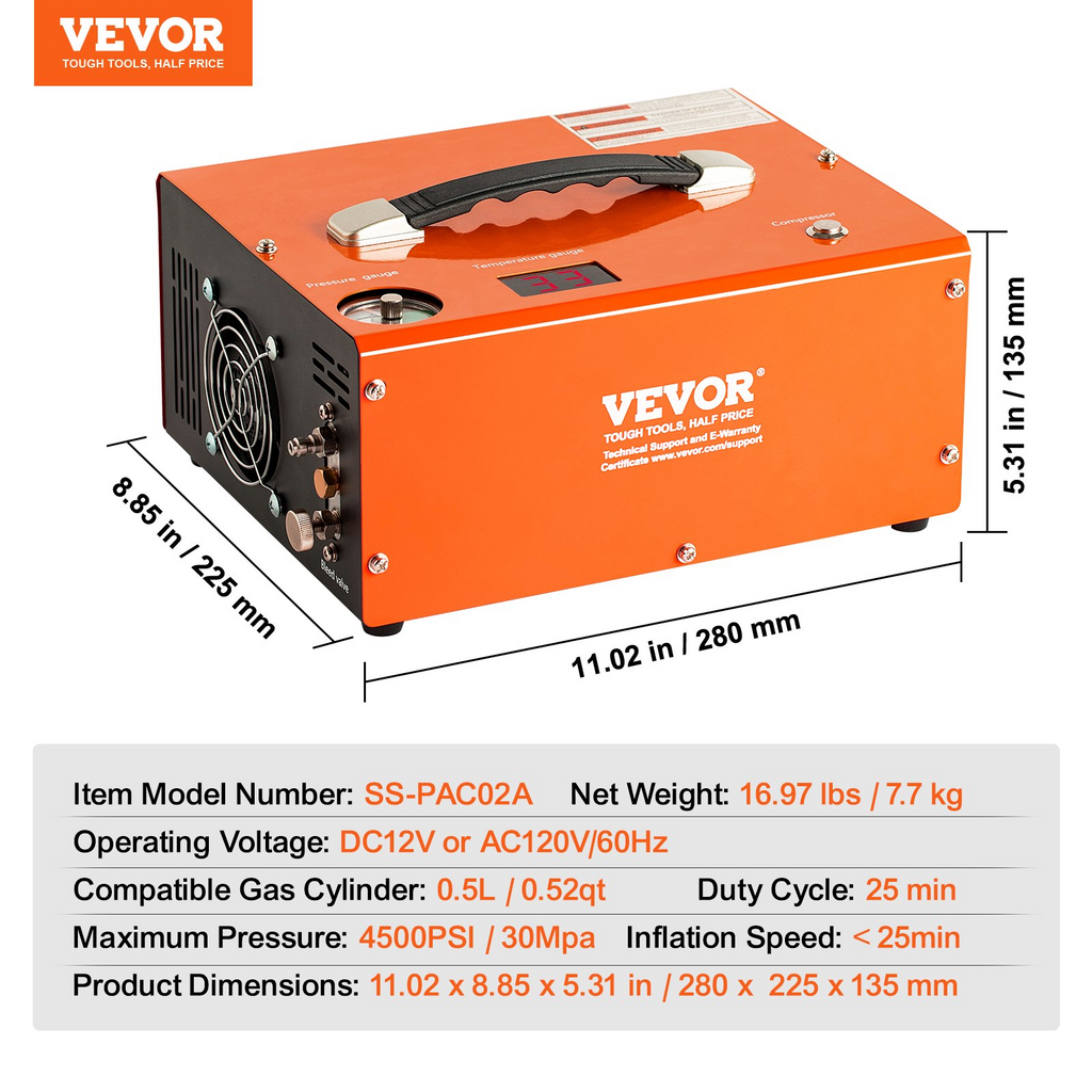 Compresor de aire PCP | VEVOR