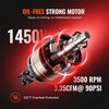 Compresor de aire de 6.3 galones, 2 HP, 3.35 CFM a 90 PSI