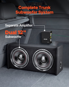 Paquete de subwoofer de 12 pulgadas, 490 W RMS | VEVOR