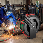 Carrete de manguera retráctil para soldadura, 300 PSI | VEVOR