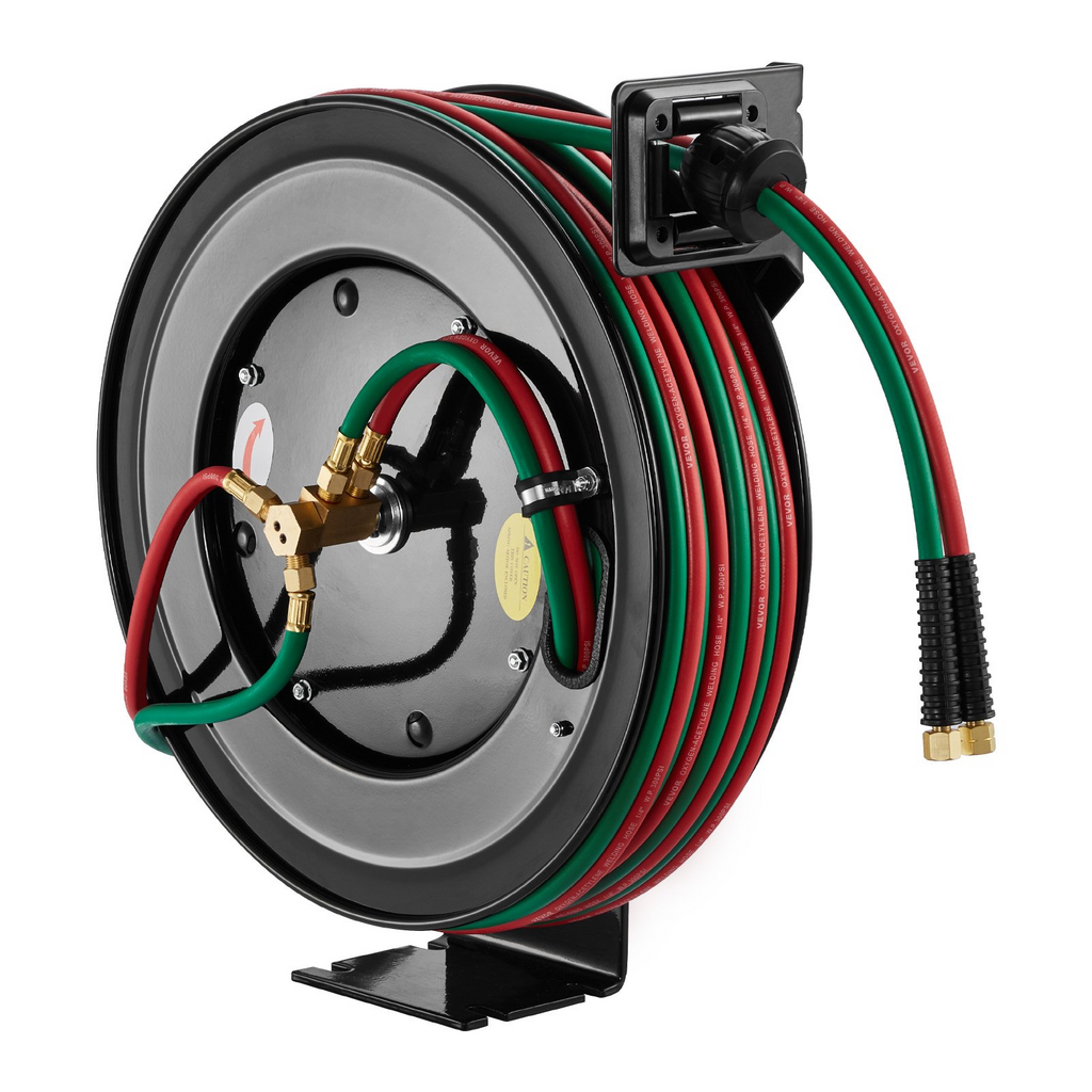 Carrete de manguera retráctil para soldadura, 300 PSI | VEVOR