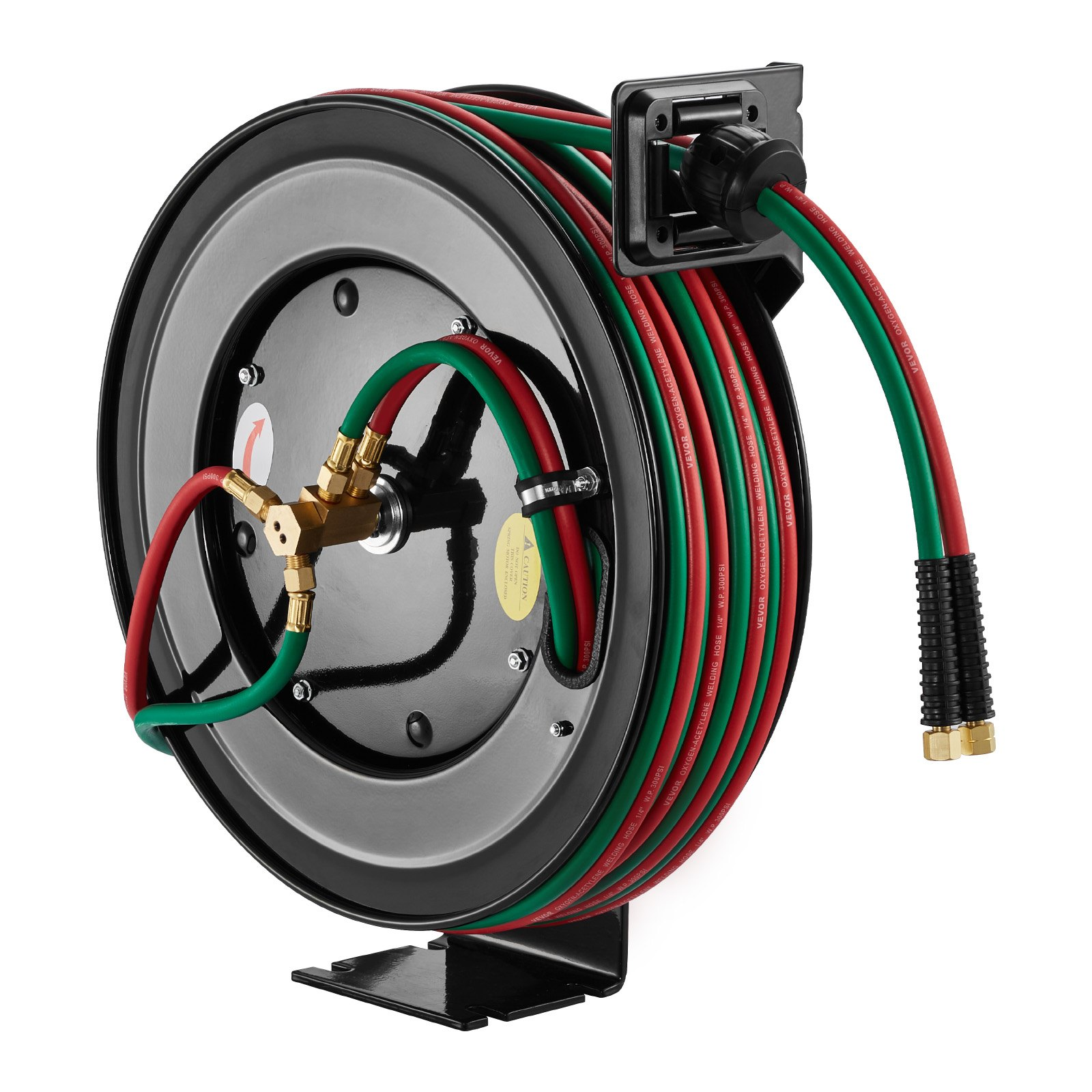 Carrete de manguera retráctil para soldadura, 300 PSI | VEVOR