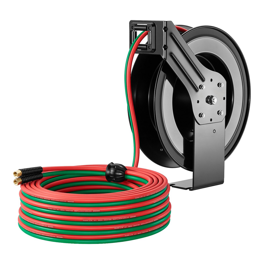 Carrete de manguera retráctil para soldadura, 300 PSI | VEVOR