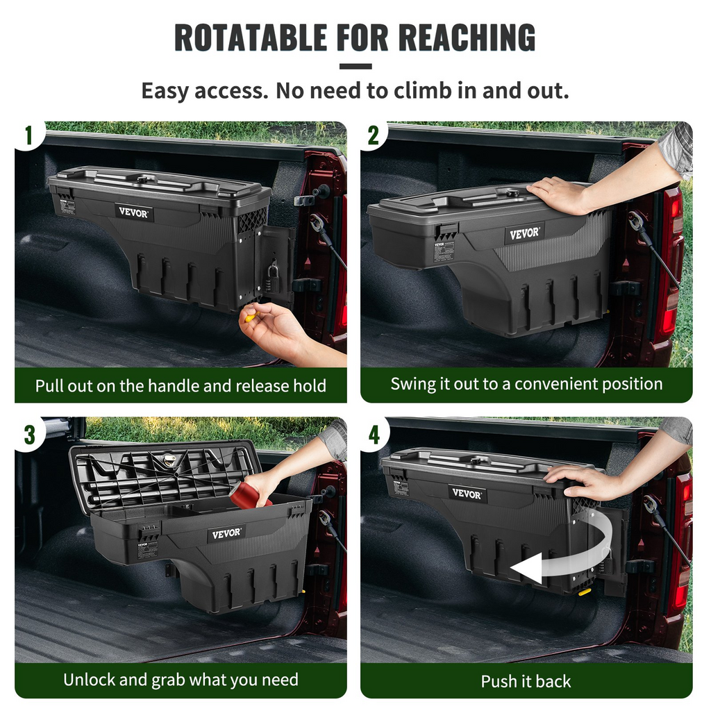 Caja de herramientas para la caja de la camioneta Dodge | VEVOR