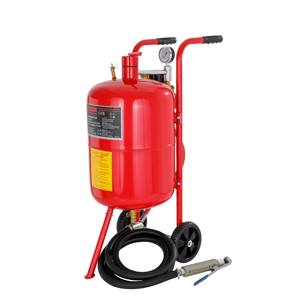 Chorreadora de arena de 40 litros (10 galones) equipada | VEVOR