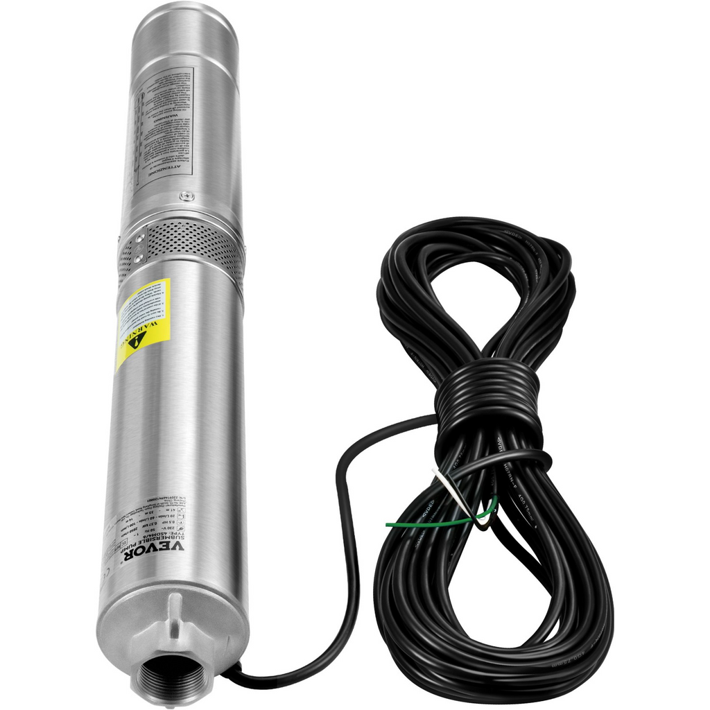 Bomba sumergible para pozos profundos, 2 HP/1500 W | VEVOR