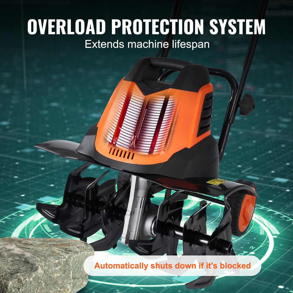 Motocultor eléctrico de 12 amperios | VEVOR