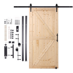 Puerta corrediza de granero con kit de herrajes