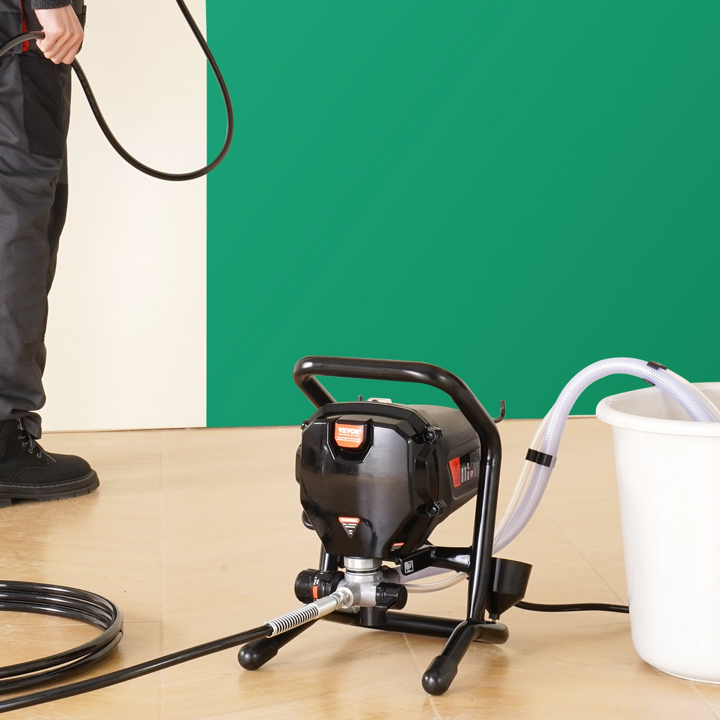 Pulverizador de pintura sin aire con soporte, 3000 PSI | VEVOR