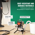 Pulverizador de pintura sin aire de 950 W con soporte