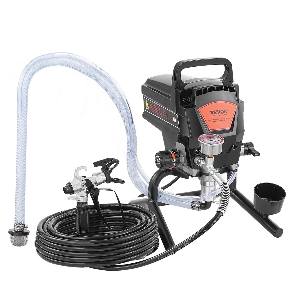 Pulverizador de pintura sin aire de 950 W con soporte