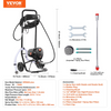Pulverizador de pintura sin aire de 750 W con soporte