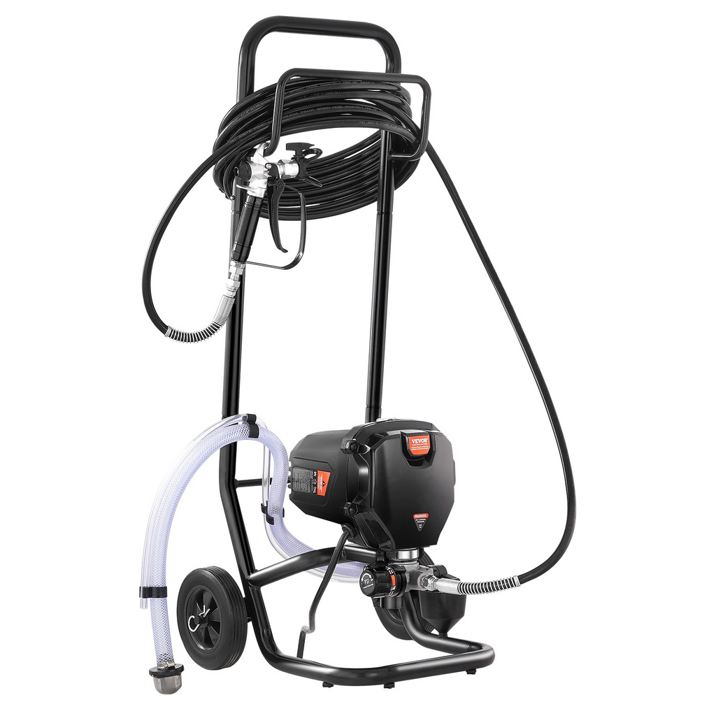 Pulverizador de pintura sin aire de 750 W con soporte