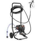 Pulverizador de pintura sin aire de 750 W con soporte