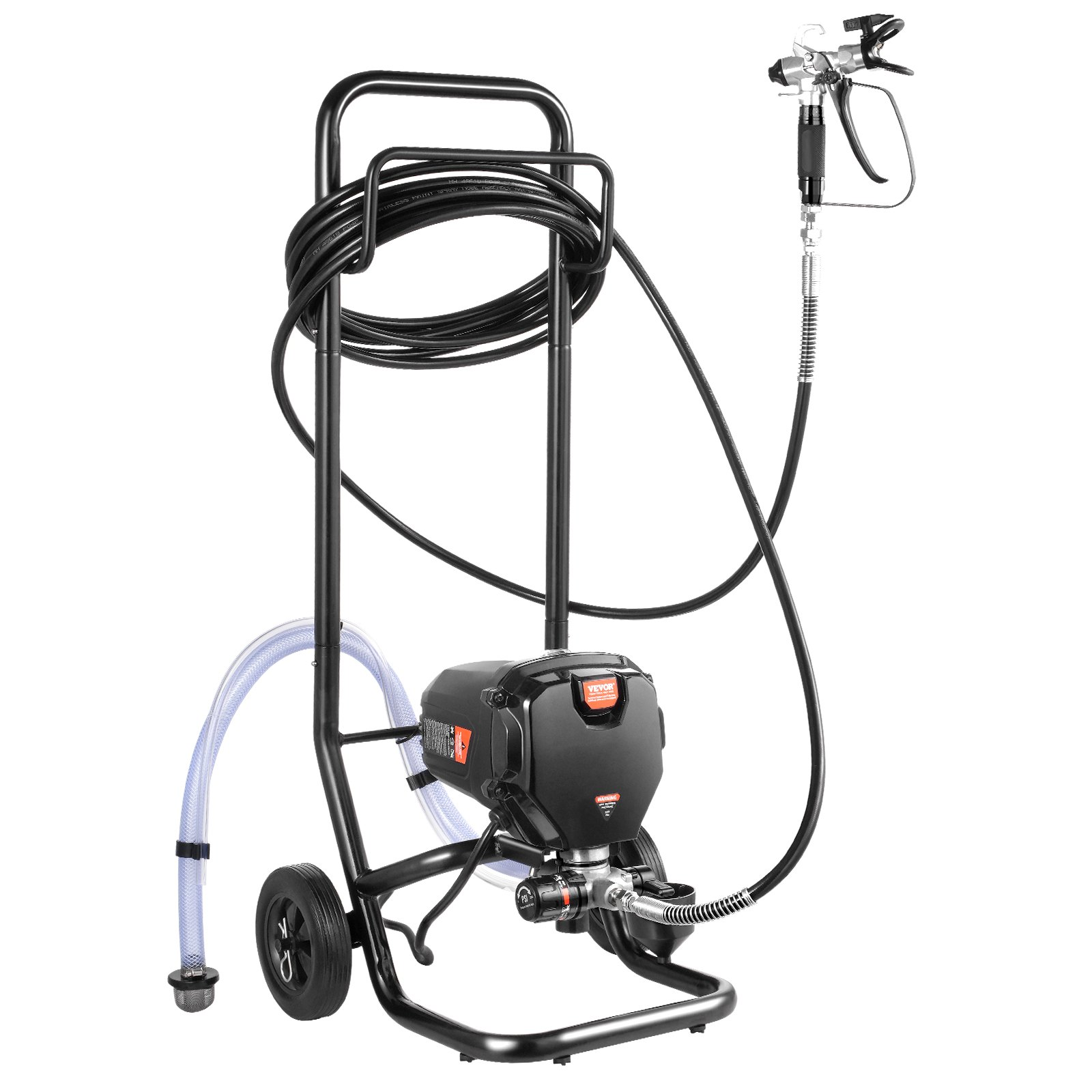 Pulverizador de pintura sin aire de 750 W con soporte