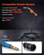 Pistola de soldadura MIG 250A con cable | VEVOR