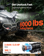 Cabrestante eléctrico de 6000 lbs | VEVOR