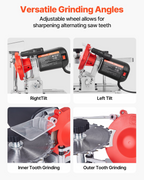 Afilador de hojas de sierra circular, 3800 RPM | VEVOR