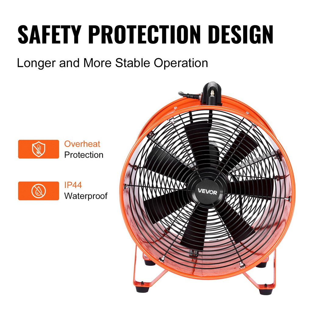 Ventilador portátil, 16 pulgadas | VEVOR