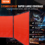 Pantalla de soldadura con marco, 1, 8 m x SMSHJPF6X8 | VEVOR