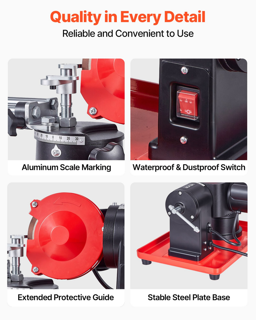 Afilador de hojas de sierra circular, 370 W | VEVOR