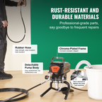 Pulverizador de pintura sin aire de 950 W con soporte