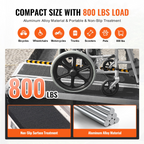 Rampa portátil para silla de ruedas, 2, 44 m (8 pies) | VEVOR