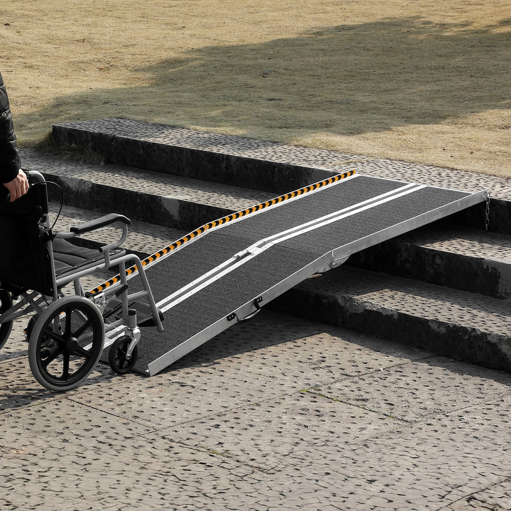 Rampa portátil para silla de ruedas, 2, 44 m (8 pies) | VEVOR