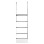 Escalera de muelle retráctil, 5 peldaños