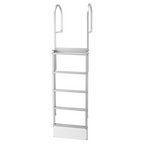 Escalera de muelle retráctil, 5 peldaños