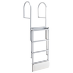 Escalera retráctil para muelle, 4 peldaños