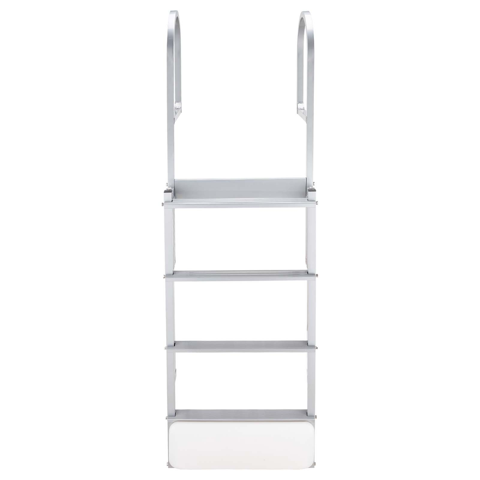 Escalera retráctil para muelle, 4 peldaños