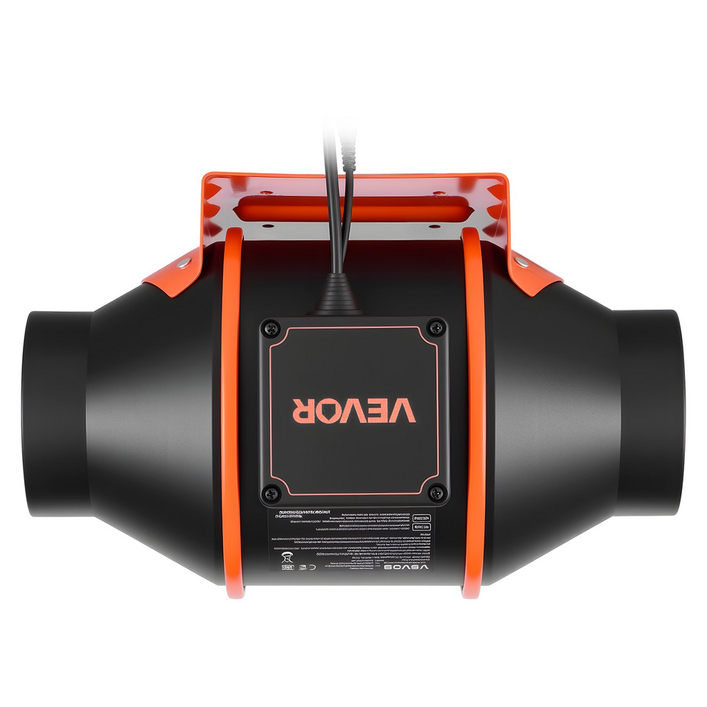 Ventilador de conducto en línea, 205 CFM, 4 pulgadas XLGDFSEC4Y | VEVOR