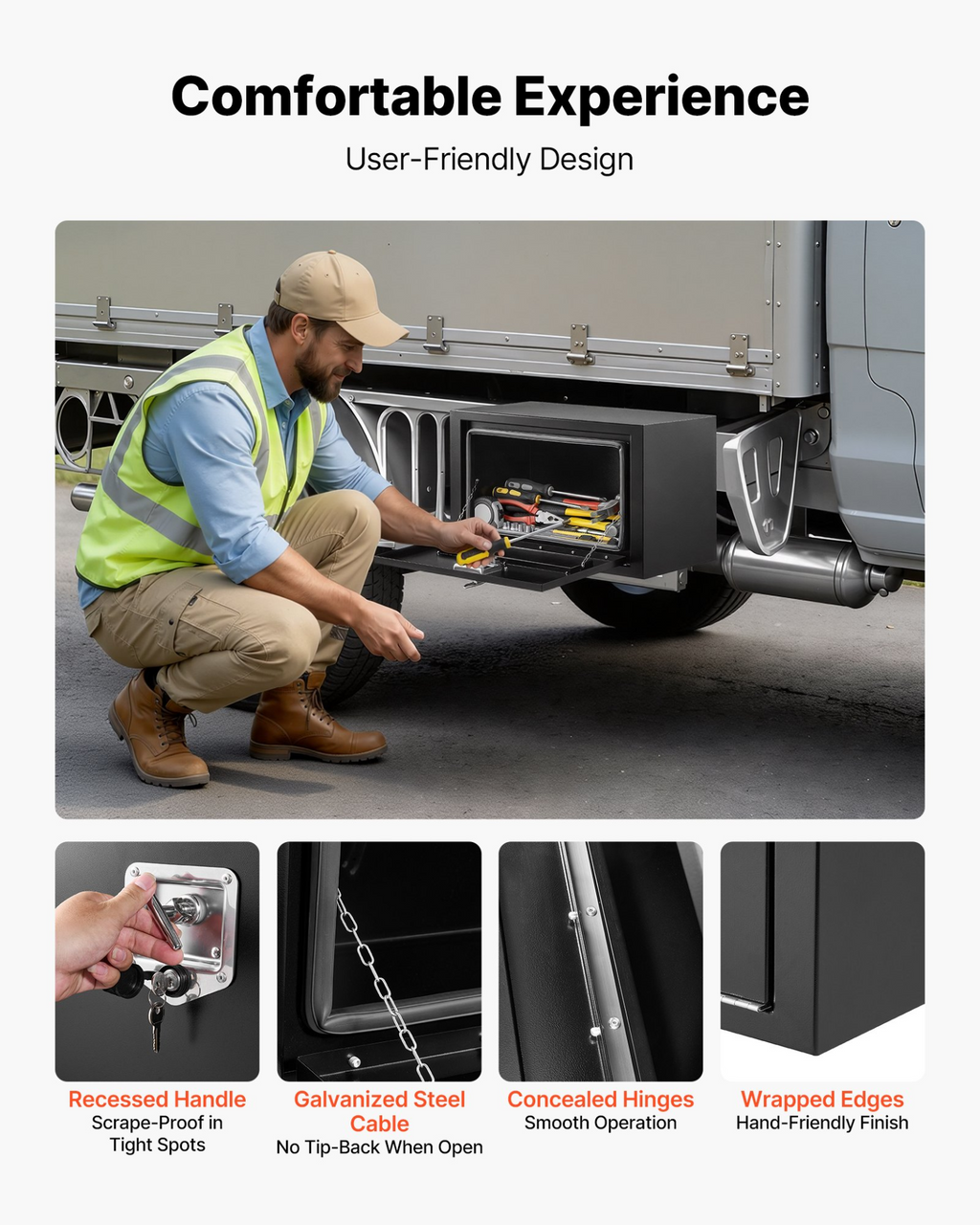 Caja de herramientas para debajo de la carrocería CDGJX32412 | VEVOR