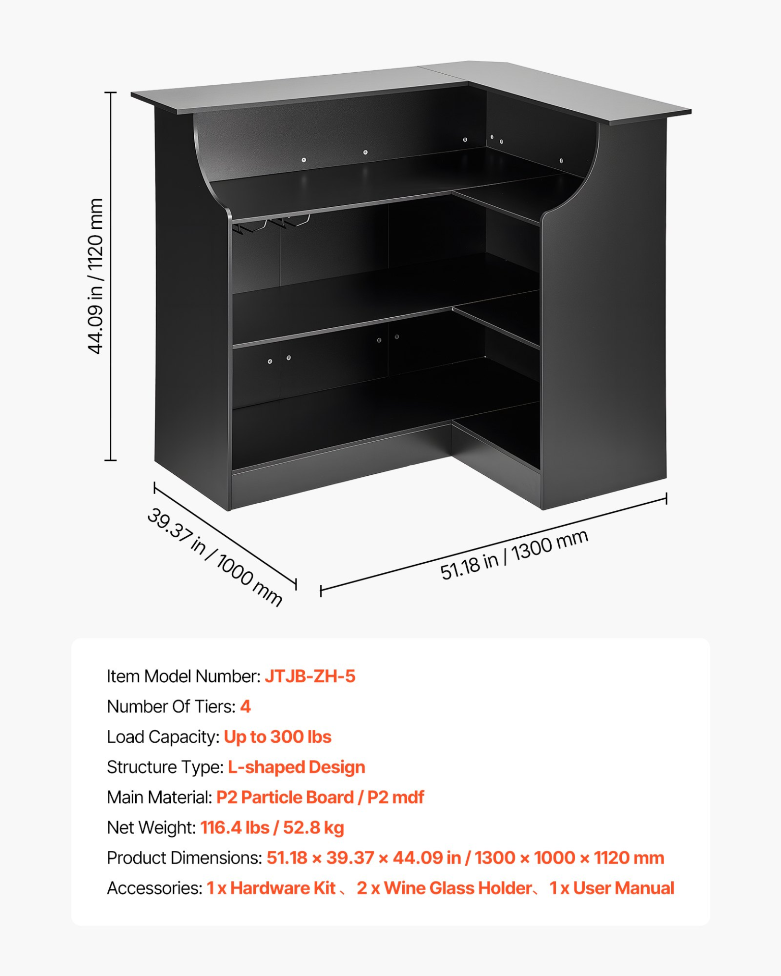 Mueble bar para el hogar | VEVOR