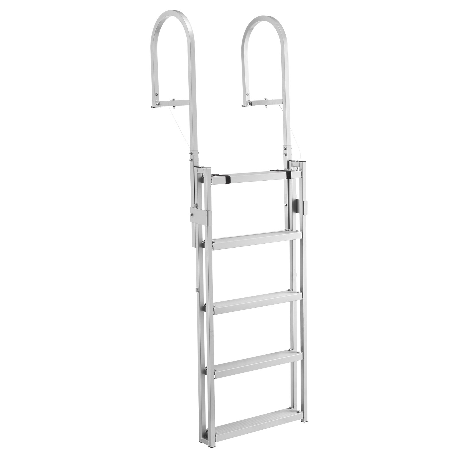 Escalera retráctil para muelle, 5 peldaños