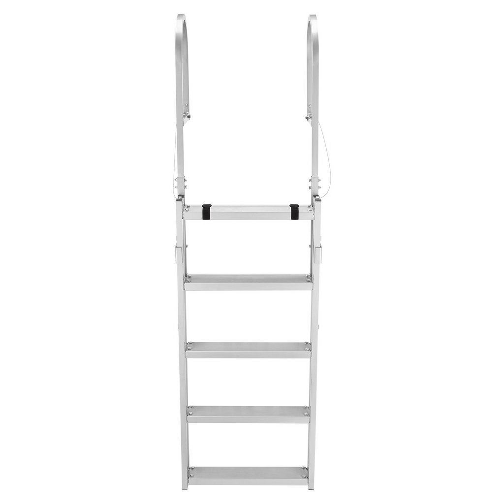 Escalera retráctil para muelle, 5 peldaños