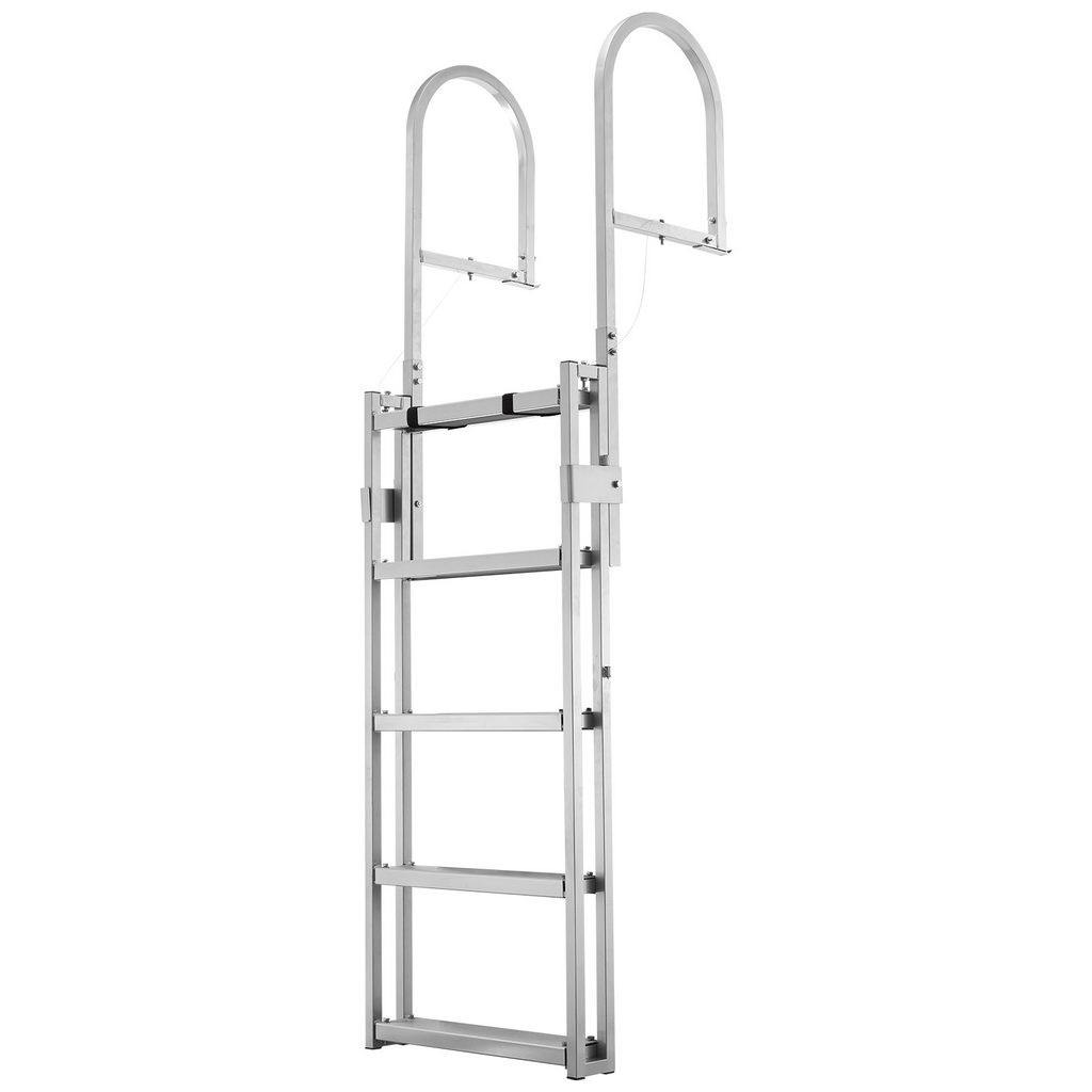 Escalera retráctil para muelle, 5 peldaños