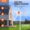 Generador de turbina eólica de 500 W, 12 V
