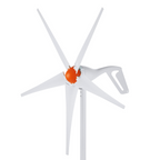 Generador de turbina eólica de 500 W, 12 V | VEVOR