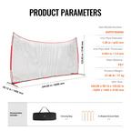 Red de protección Barricade Backstop, 20x10 pies | VEVOR